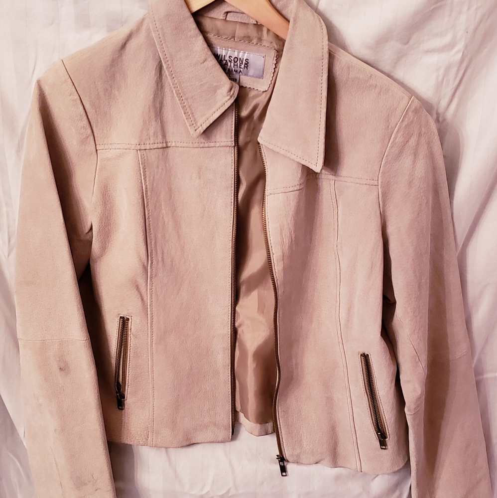 LG Wilson's Tan Leather Jacket